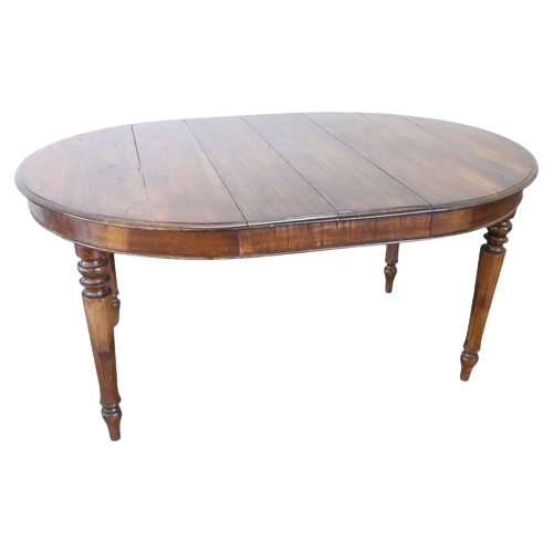 Large antique oval dining table from the 19th century | Grand Vintage