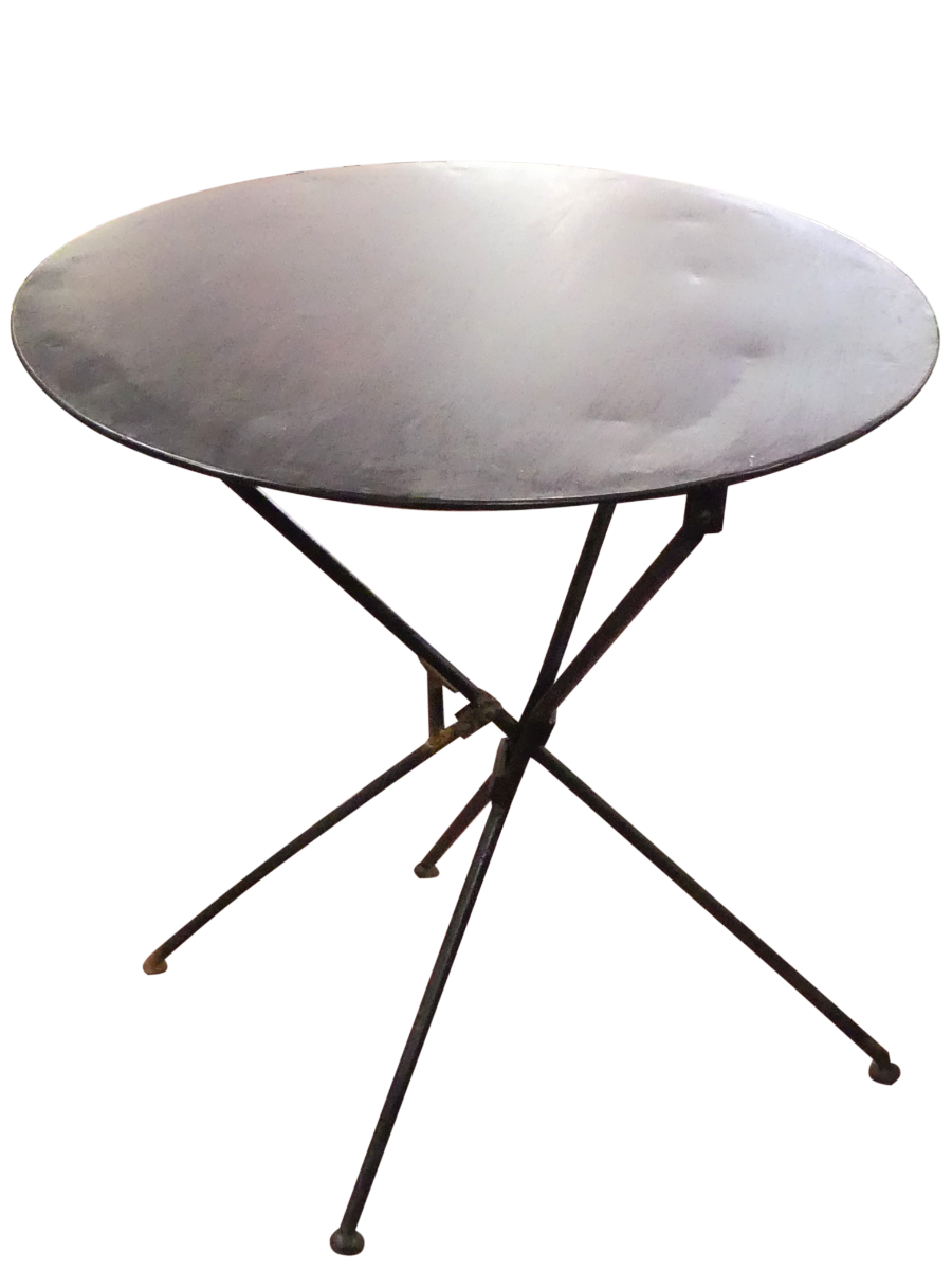 Industrial foldable iron table