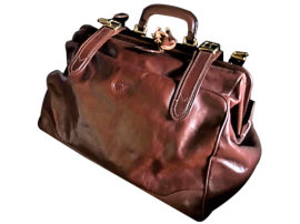 Novi 80s leather duffle bag