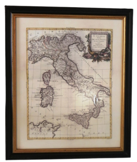 Cartography of Italy and its regions in 1782                   
                            
