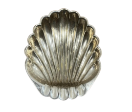 18th century silver centerpiece shell
