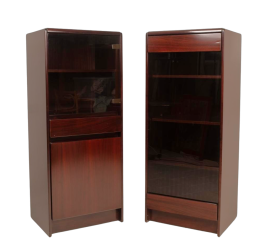 Pair of Daniel living room cabinets, design by Paolo Piva for FAMA, Italy 1970s