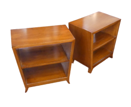 Pair of bedside tables or small bookcases designed by Gio Ponti