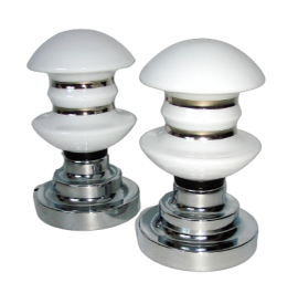 Pair of mushroom table lamps, mid-century 1960s                  