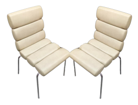Pair of Joe Colombo style armchairs   