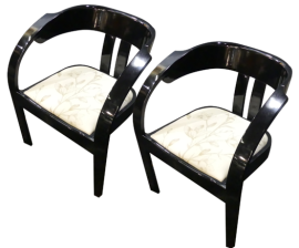 Pair of Elisa model Poltronova chairs                        
                            