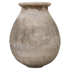 Large antique Ligurian terracotta jar from the 19th century