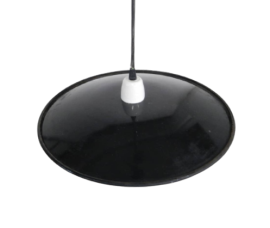 Industrial style plate-shaped pendant lamp, 60s