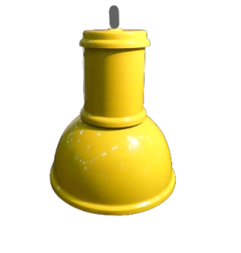 Lampada a sospensione Lampara gialla, design di FontanaArte anni '60                            