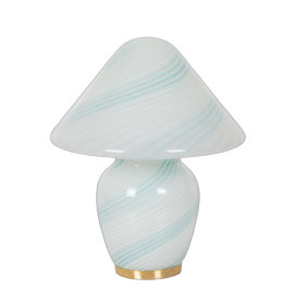 Murano glass mushroom table lamp, 1950s