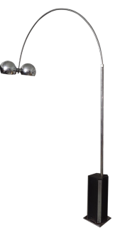 Reggiani arc floor lamp, Space Age 1970s                          
                            