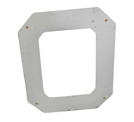Vintage iron letter O for sign, 1950s