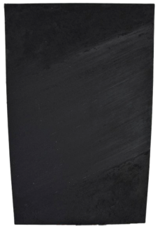Monocromia ottica - dipinto di Andrea Busnelli in sabbia, colla e acrilico nero