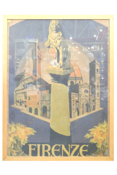 Florence advertising poster by Livio Apolloni, 1920