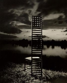 Photographic panel Design by Luigi Bussolati - Mackintosh chair by Cassina