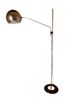 Adjustable vintage floor lamp from the 60s in Reggiani style