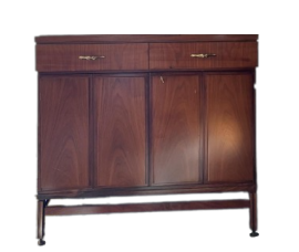 Small vintage rosewood sideboard, 1950s             