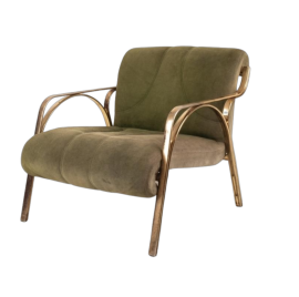 Armchair design by Vittorio Gregotti in green suede, 1960s  