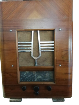 Radio vintage Ducretet Thomson con giradischi                            