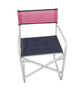 Vintage folding garden chairs by Lerolin Thiene           
                            