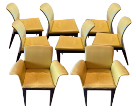 Set di 6 sedie e 2 poltroncine Sit di Pininfarina per Reflex Angelo                            