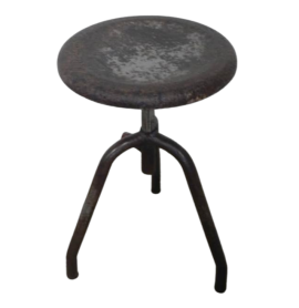 1950s workshop iron stool