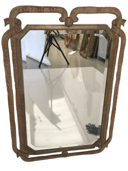 Wooden mirror - Tuscany, Italy, 20th century