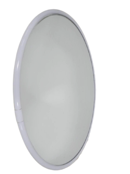 70s design round mirror