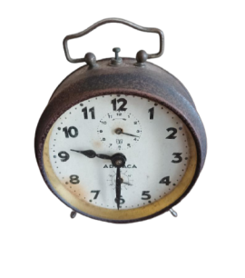 Vintage Adriaca alarm clock from the 1930s