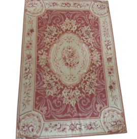 Aubusson needlepoint carpet rug