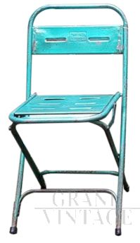 Maruti folding iron chairs, industrial style