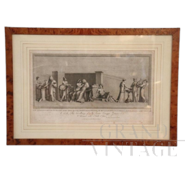 Alessandro Mochetti - Antique 18th century engraving etching