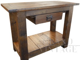 Early 20th century workbench in larch
