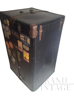 Vintage travel wardrobe trunk     