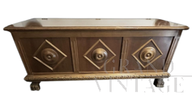 Walnut chest from the early 20th century