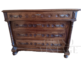 Antique carved dresser from the early 1900s