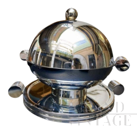 UAM stainless steel centerpiece from the 1930s