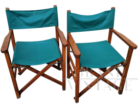 Pair of vintage director's chairs