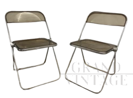 Pair of Plia chairs by Giancarlo Piretti for Anonima Castelli, 1967