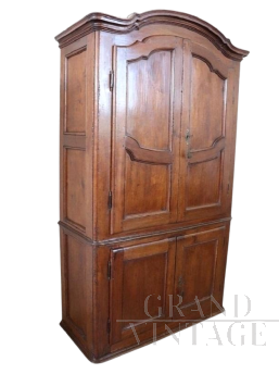 18th century solid poplar pantry cupboard, Louis XV period