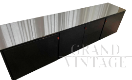 Mou black sideboard by Afra and Tobia Scarpa for Molteni, 1980s