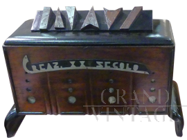 Inavi Italian theater antique powder dispenser, 1940s                 
                            