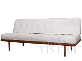 Danish daybed sofa by France & Son in teak, 1960s