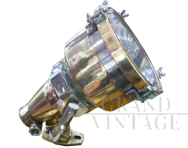 Merchant ship steel industrial spotlight