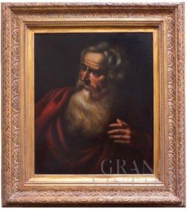 Philosopher's painting by Ciro De Rosa, Neapolitan Baroque school