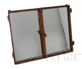 50's Industrial Style Metal Mirror Window