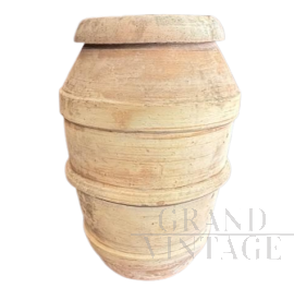 Large Tuscan terracotta jar from the early 1900s