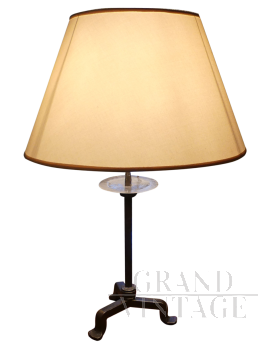 Antique wrought iron studio lamp