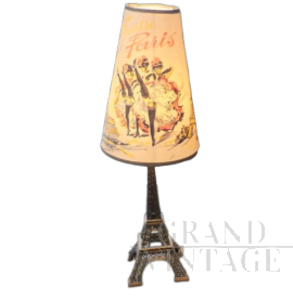 Eiffel tower table lamp, souvenir from Paris 1930s