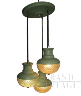 Vintage 70s suspension lamp